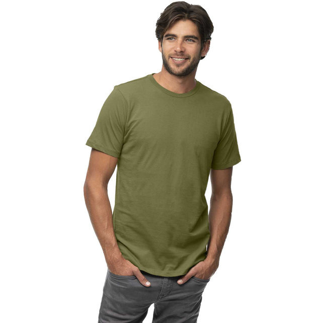 Mens Ringspun Fashion T-Shirt - BLAcK - S(D0102H7Z2YT)