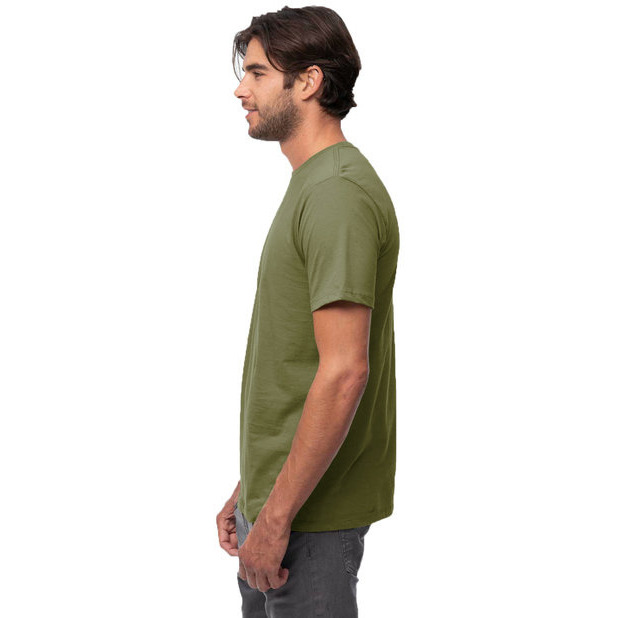 Mens Ringspun Fashion T-Shirt - BLAcK - S(D0102H7Z2YT)