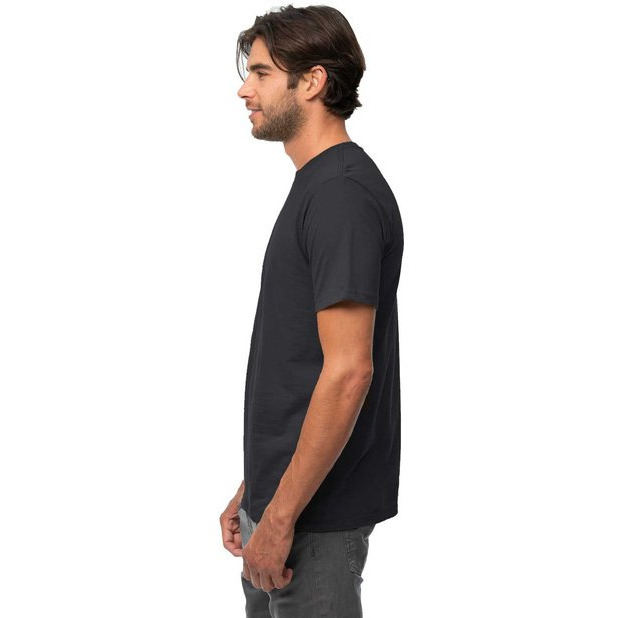 Mens Ringspun Fashion T-Shirt - BLAcK - S(D0102H7Z2M6)