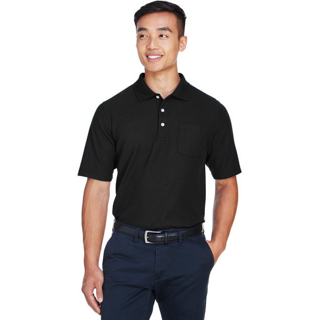 Mens DRYTEc20Performance Pocket Polo - gRAPHITE - S(D0102H76TT8)
