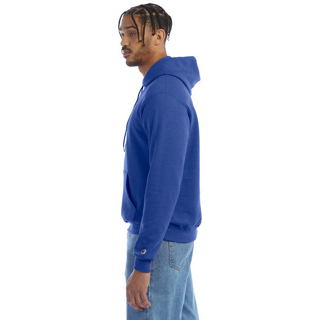 Adult Powerblend Pullover Hooded Sweatshirt - ROYAL BLUE HTHR - S(D0102H7D3BX)