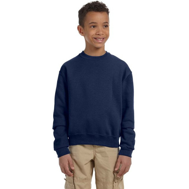 Youth NuBlend Fleece crew - BLAcK - S(D0102HI3YSg)