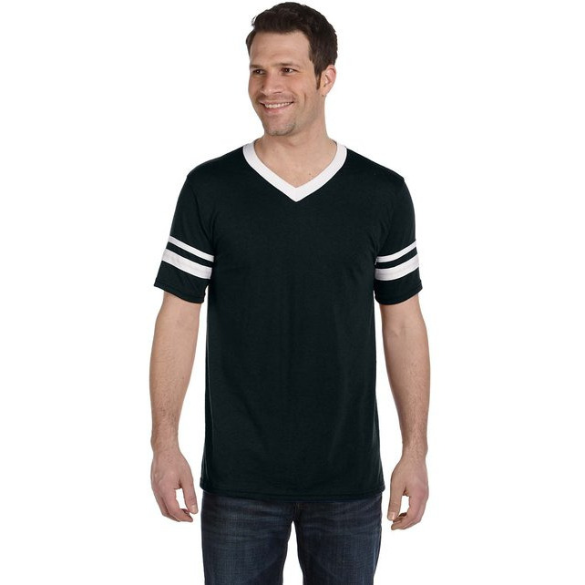 Adult Sleeve Stripe Jersey - WHITE RED - S(D0102H7YSHX)