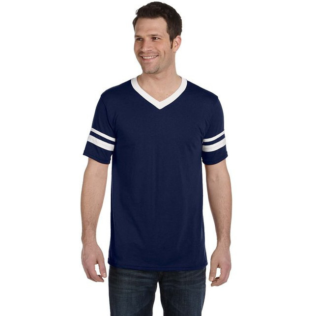 Adult Sleeve Stripe Jersey - WHITE RED - S(D0102H7YA0T)
