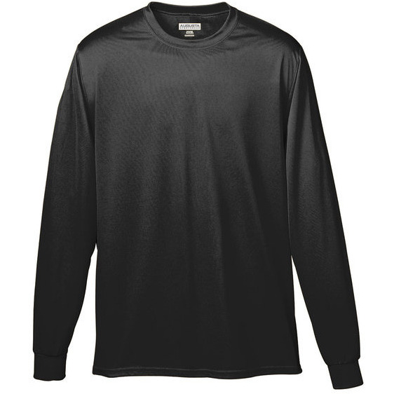 Adult Wicking Long-Sleeve T-Shirt - WHITE - L(D0102H7Y9PJ)