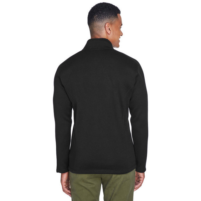 Mens Bristol Full-Zip Sweater Fleece Jacket - gREY HEATHER - S(D0102H7YE4P)