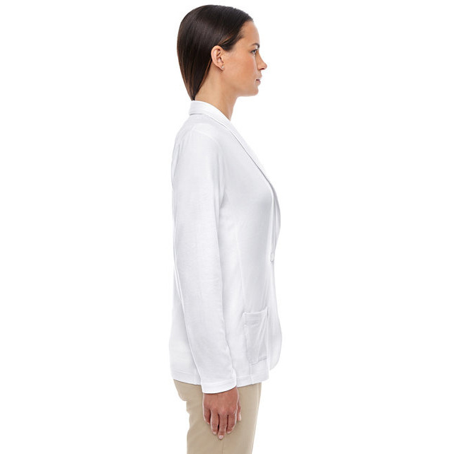 Ladies Perfect FitShawl collar cardigan - WHITE - XS(D0102H76Z9J)