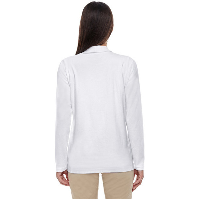 Ladies Perfect FitShawl collar cardigan - WHITE - XS(D0102H76ZI2)