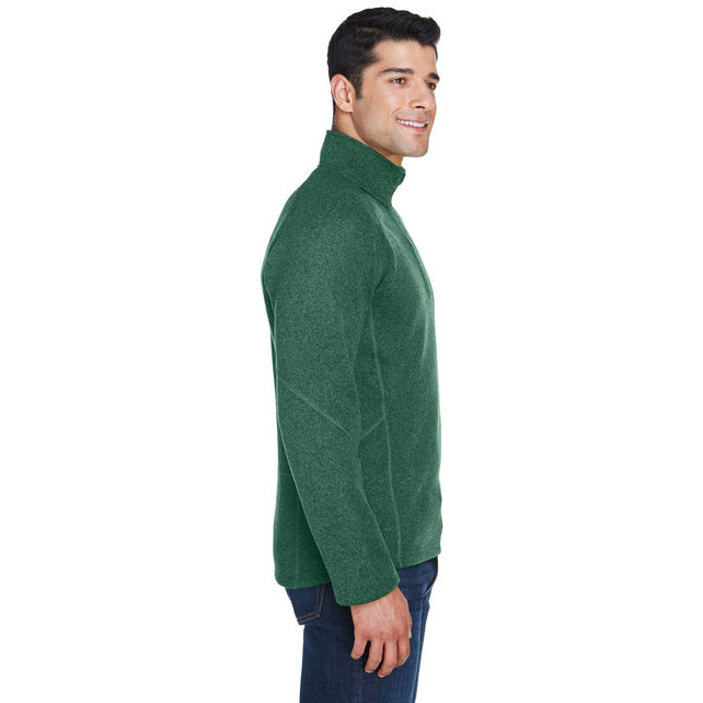 Adult Bristol Sweater Fleece Quarter-Zip - NAVY - S(D0102H764V2)