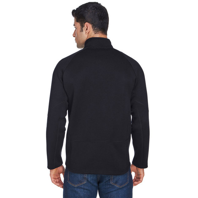 Adult Bristol Sweater Fleece Quarter-Zip - NAVY - S(D0102H764cP)