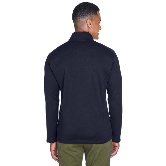 Mens Bristol Full-Zip Sweater Fleece Jacket - gREY HEATHER - S(D0102H7NVcT)