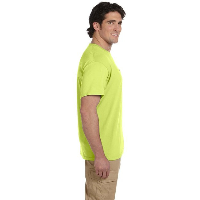 Adult DRI-POWER AcTIVE Pocket T-Shirt - FOREST gREEN - 4XL(D0102H7MJgX)