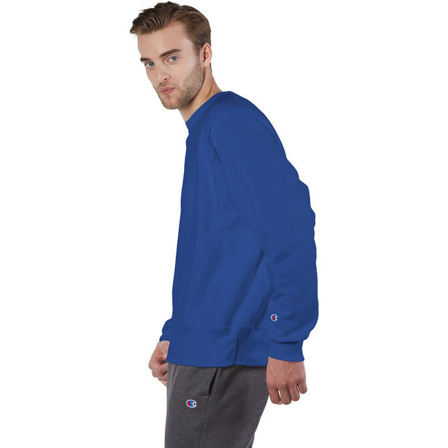 Adult Reverse Weave crew - WHITE - S(D0102H7DVY2)
