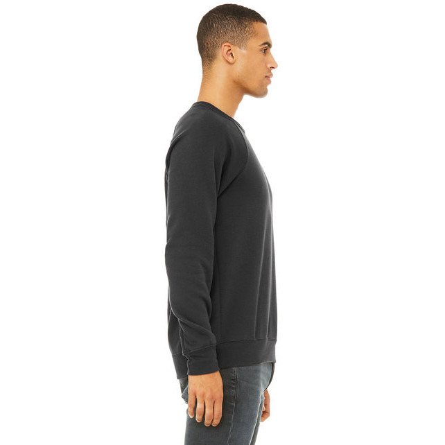 Unisex Sponge Fleece crewneck Sweatshirt - DK gRY MRBLE FLc - M(D0102H7W1BT)