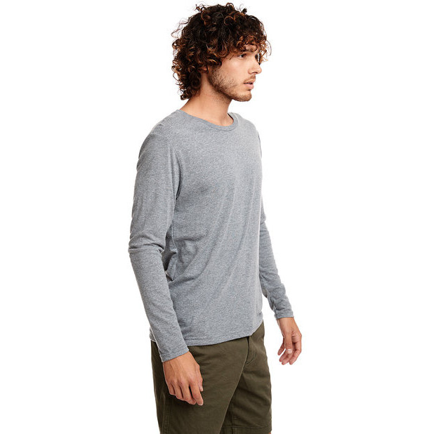 Mens Triblend Long-Sleeve crew - PREMIUM HEATHER - XS(D0102H7N582)