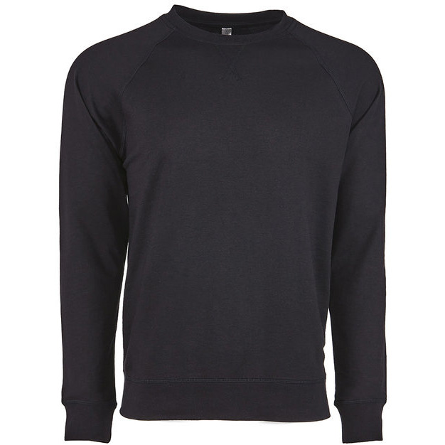 Unisex Laguna French Terry Raglan Sweatshirt - BLAcK - XS(D0102H7N5FJ)