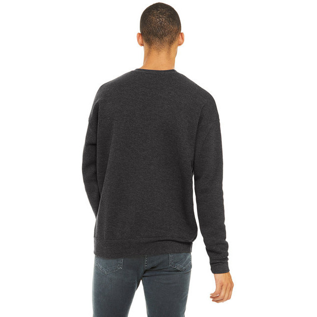 Unisex Drop Shoulder Fleece - WHITE - XS(D0102H7W9V8)