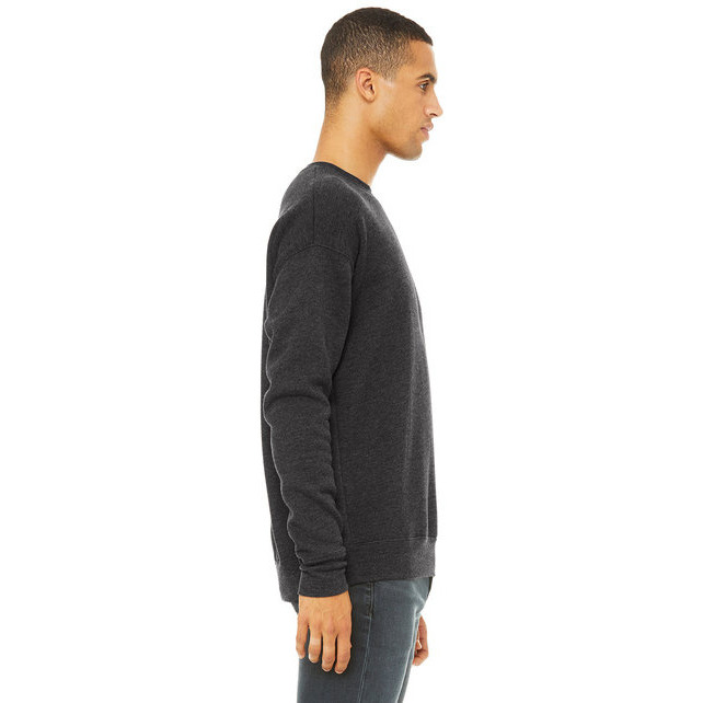 Unisex Drop Shoulder Fleece - WHITE - XS(D0102H7W9V8)