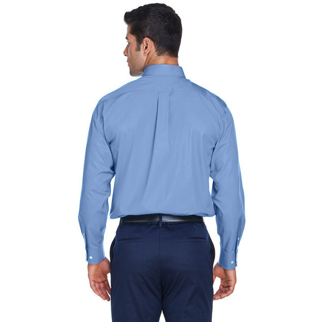 Mens crown Woven collectionSolid Oxford - LIgHT BLUE - S(D0102H7NV4T)
