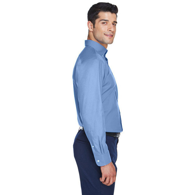 Mens crown Woven collectionSolid Oxford - LIgHT BLUE - S(D0102H7NV4T)