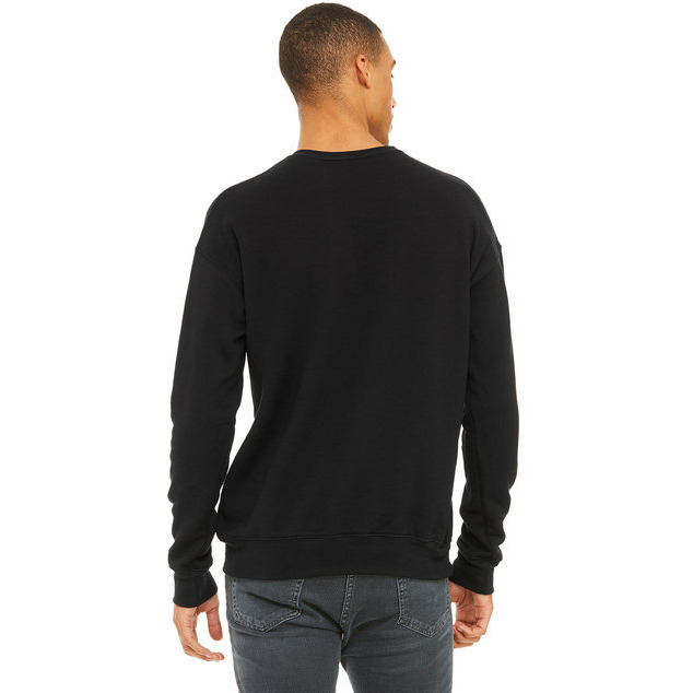 Unisex Drop Shoulder Fleece - WHITE - XS(D0102H7W91X)