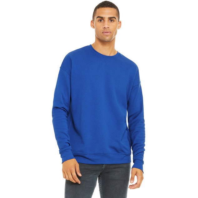 Unisex Drop Shoulder Fleece - WHITE - XS(D0102H7W9IT)