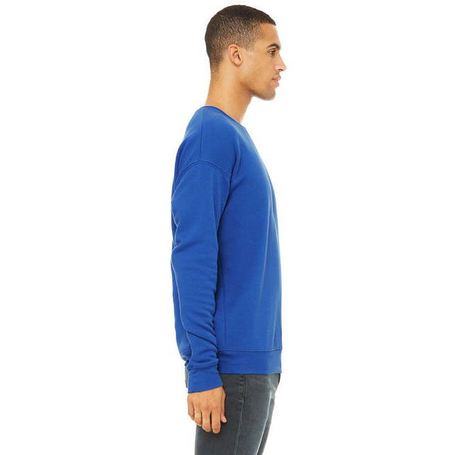 Unisex Drop Shoulder Fleece - WHITE - XS(D0102H7W9IT)