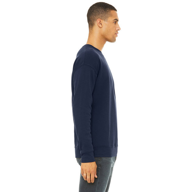 Unisex Drop Shoulder Fleece - WHITE - XS(D0102H7W9LX)