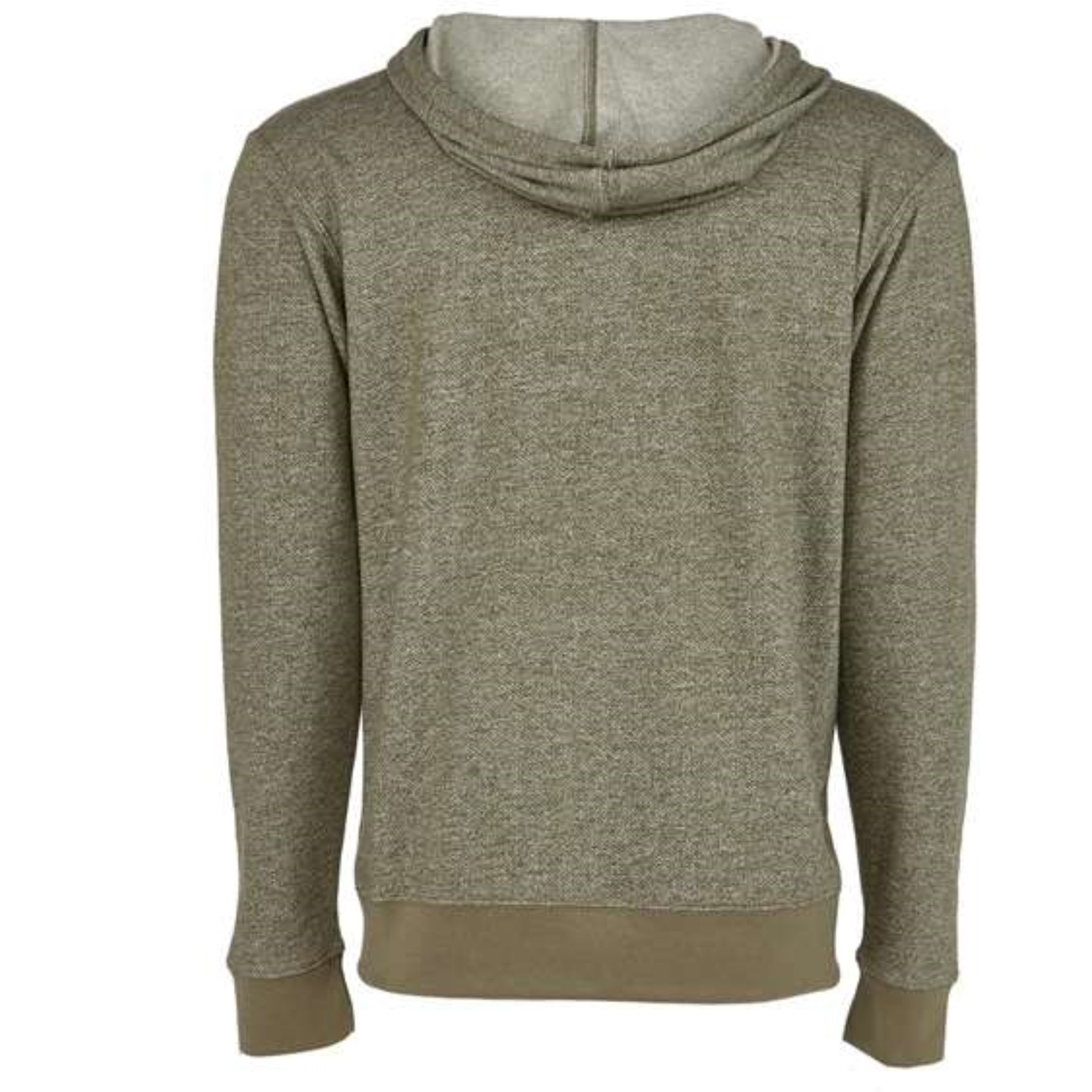 Next Level The Denim Fleece Hooded Zip - Military Green, XS