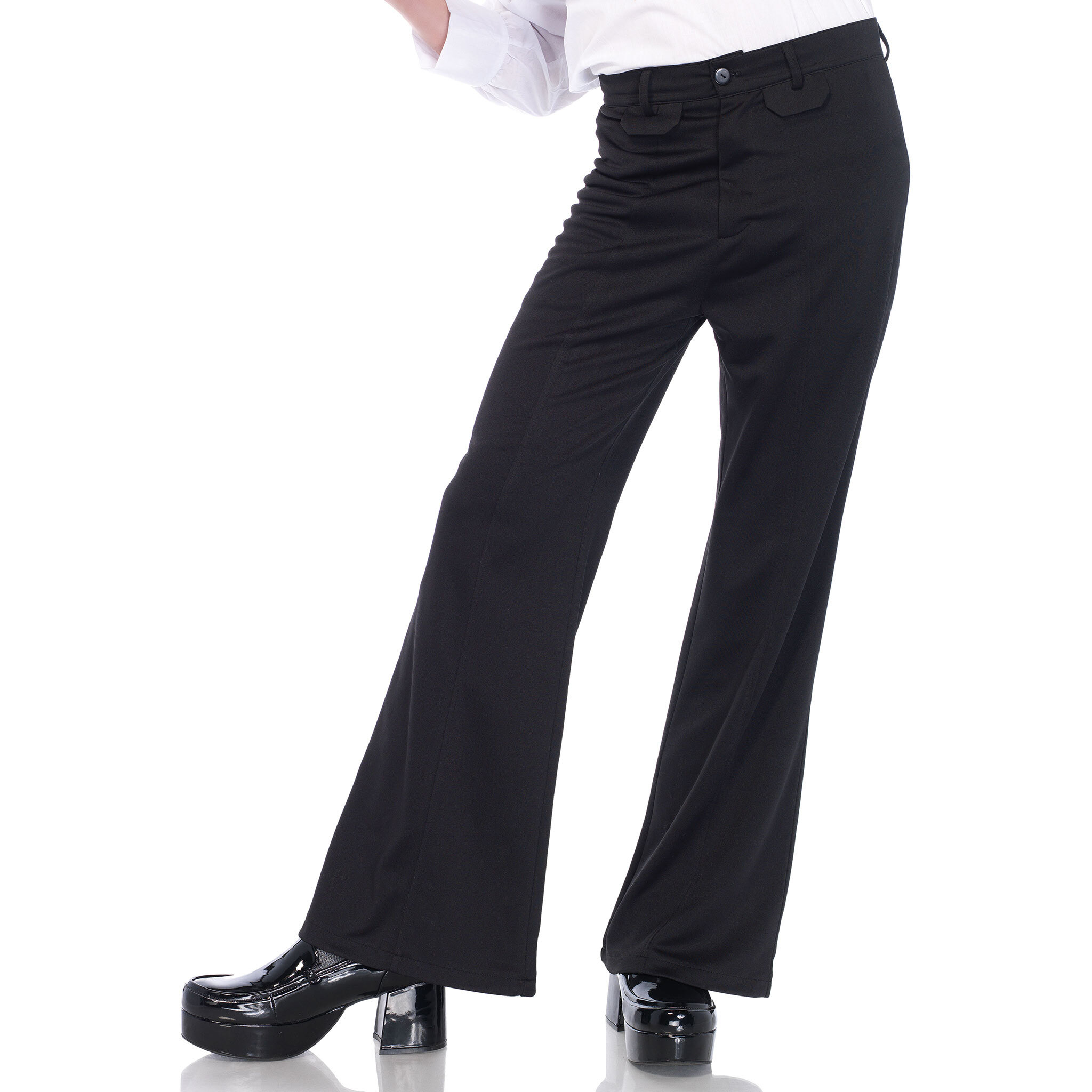 Men's bell bottom pants MED/LGE BLACK