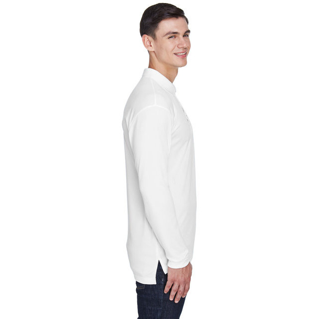 UltraClub 8405LS Adult Cool & Dry Sport Long-Sleeve Polo