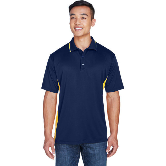 UltraClub 8406 Mens Cool & Dry Sport Two-Tone Polo