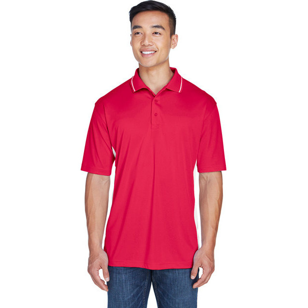 UltraClub 8406 Mens Cool & Dry Sport Two-Tone Polo