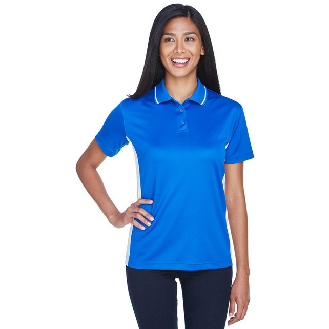 UltraClub 8406L Ladies Cool & Dry Sport Two-Tone Polo