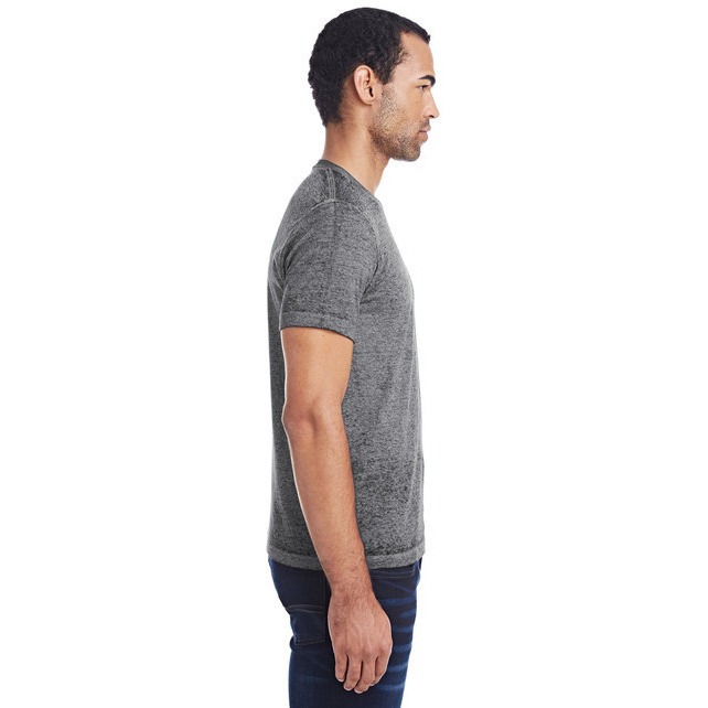 Adult Acid Wash T-Shirt - TWILIgHT BLAcK - S(D0102H78W5T)
