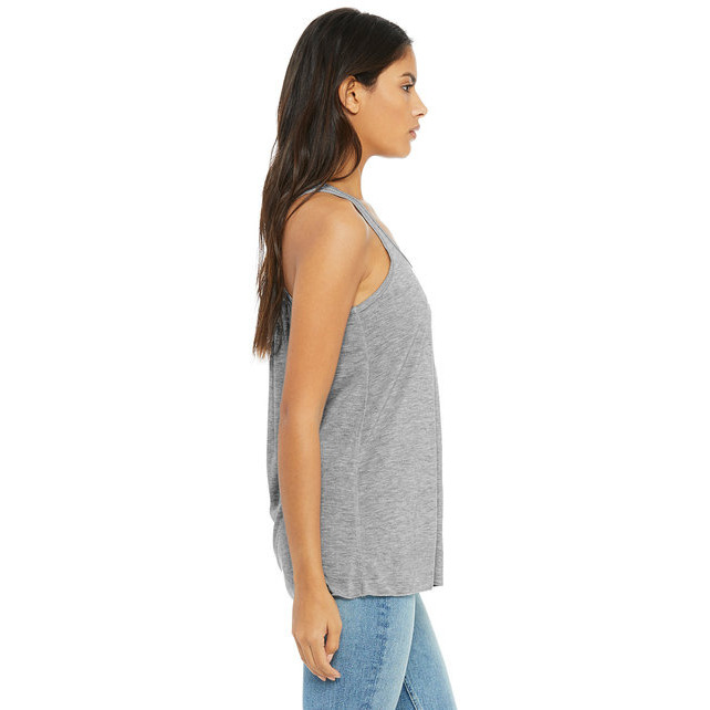 Ladies Flowy Racerback Tank - ATHLETIc HEATHER - S(D0102H7K5L8)