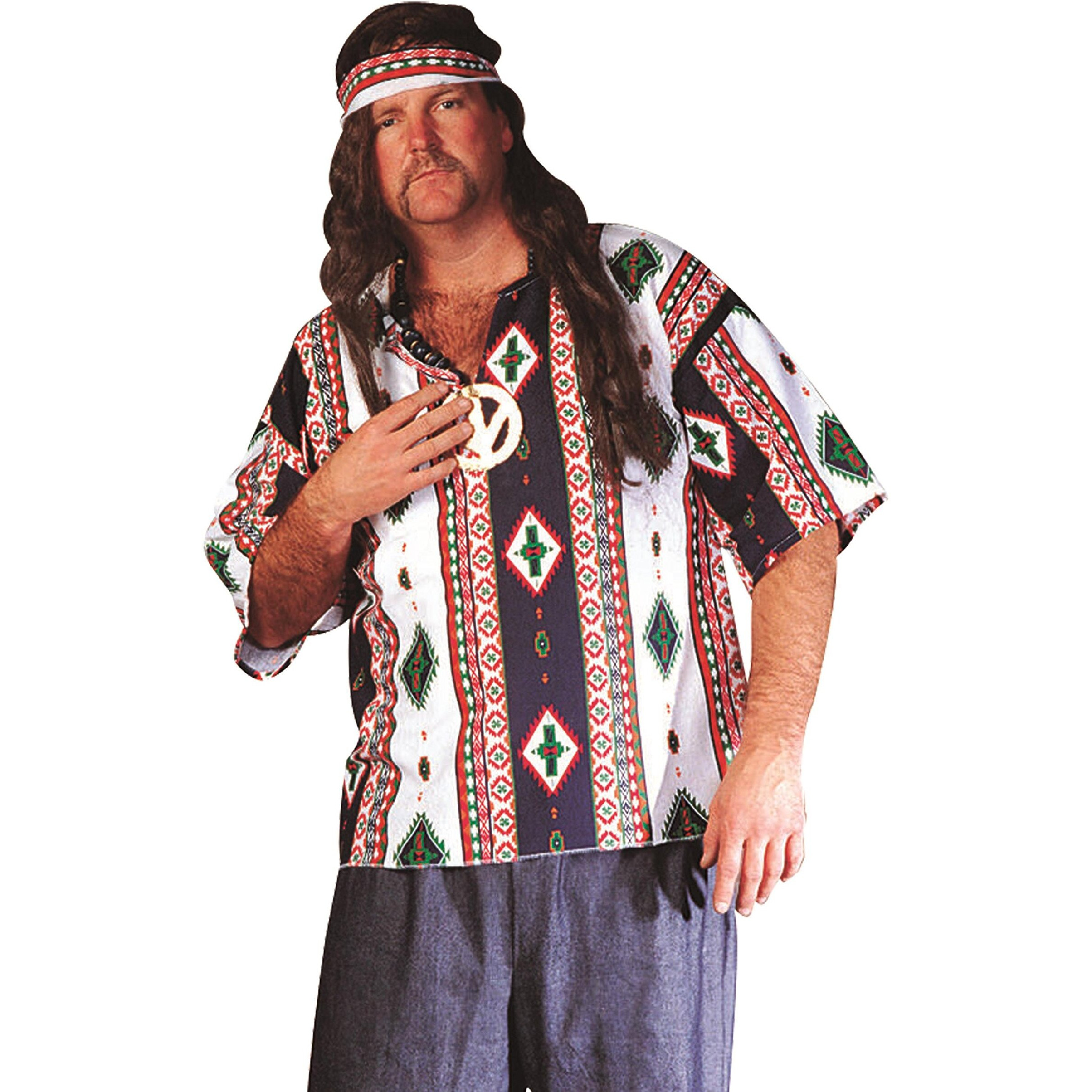 Men's 60's Dashiki-RhombusPlus