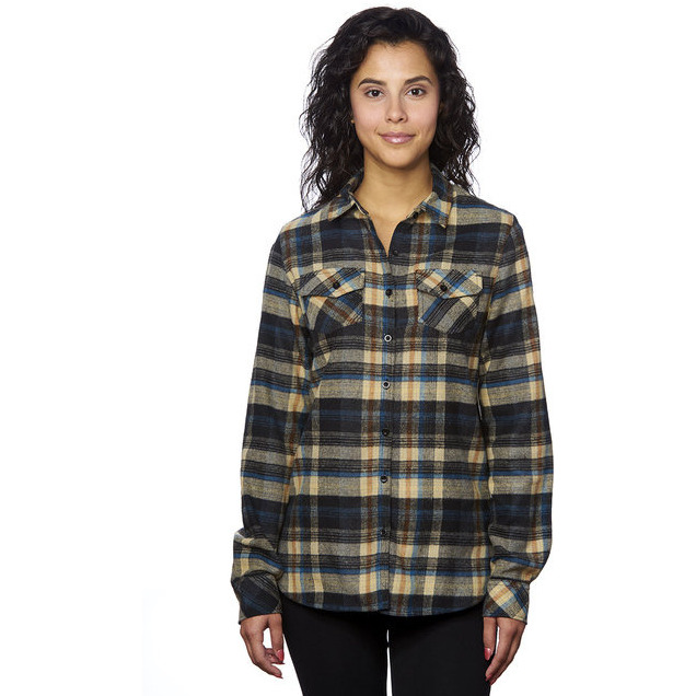 Burnside B5210 Ladies Plaid Boyfriend Flannel Shirt