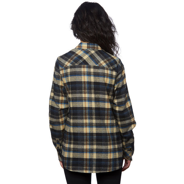 Burnside B5210 Ladies Plaid Boyfriend Flannel Shirt