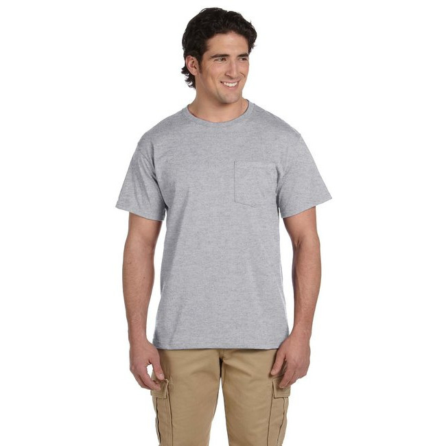 Adult DRI-POWER AcTIVE Pocket T-Shirt - FOREST gREEN - 4XL(D0102HI3N9Y)