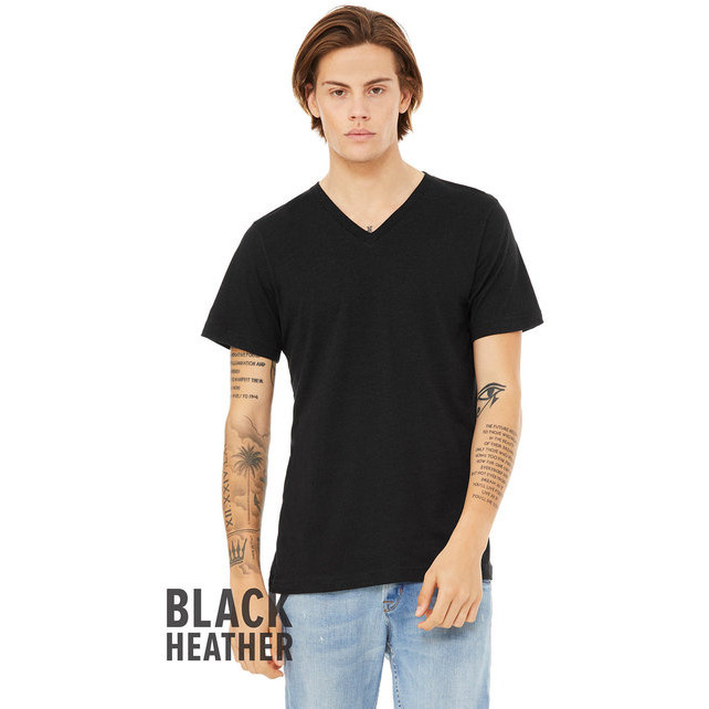 Bella + Canvas 3005CVC Unisex CVC Jersey V-Neck T-Shirt