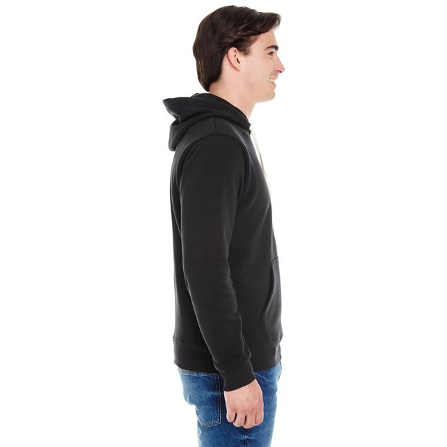 Adult Triblend Pullover Fleece Hooded Sweatshirt - BLAcK TRIBLEND - XS(D0102H78TcP)