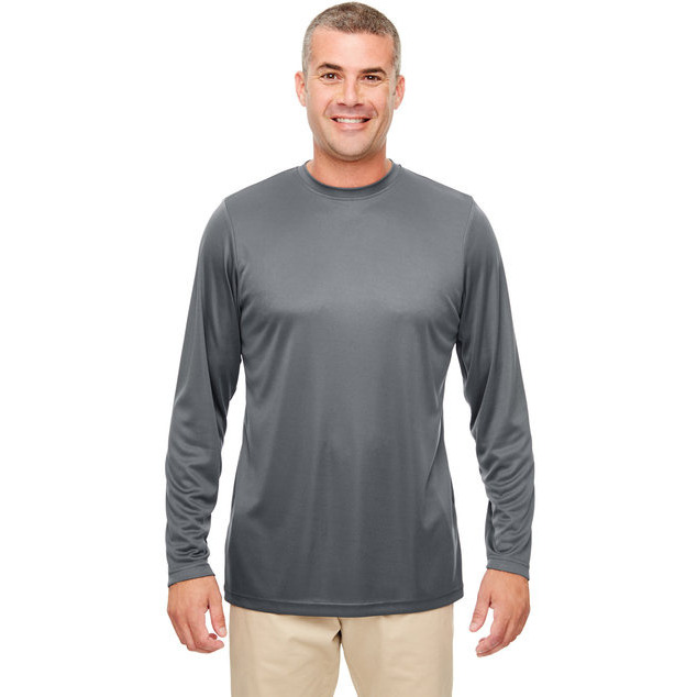 UltraClub 8622 Mens Cool & Dry Performance Long-Sleeve Top