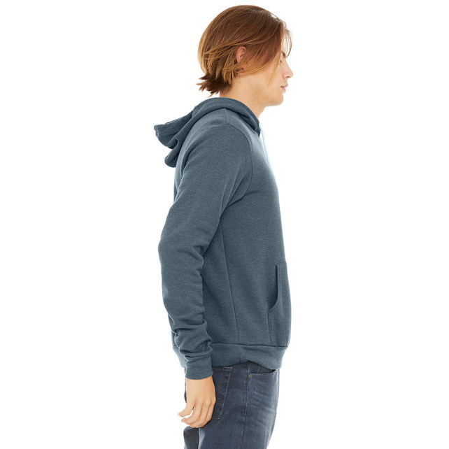 Unisex Sponge Fleece Pullover Hoodie - NAVY - S(D0102H7WI62)