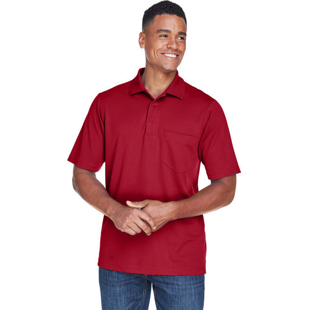 CORE365 88181P Mens Origin Performance Piqu Polo with Pocket