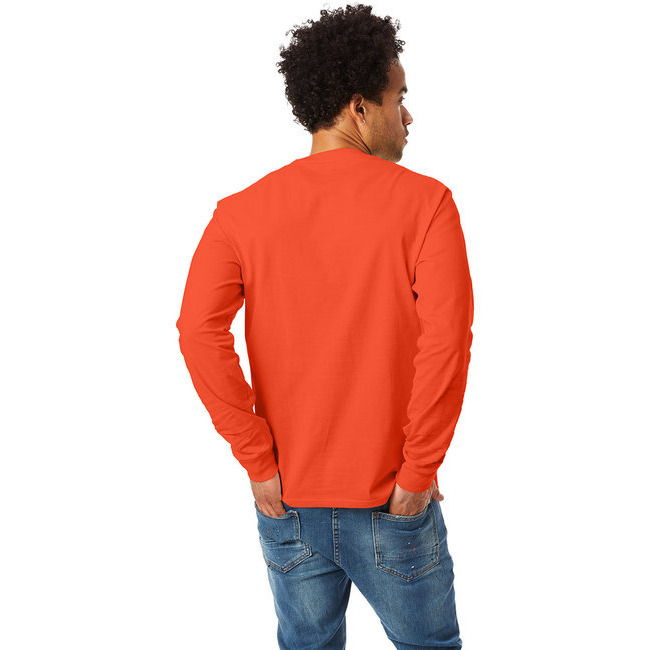 Unisex 61 oz Tagless Long-Sleeve T-Shirt - ASH - S(D0102H7NHHP)