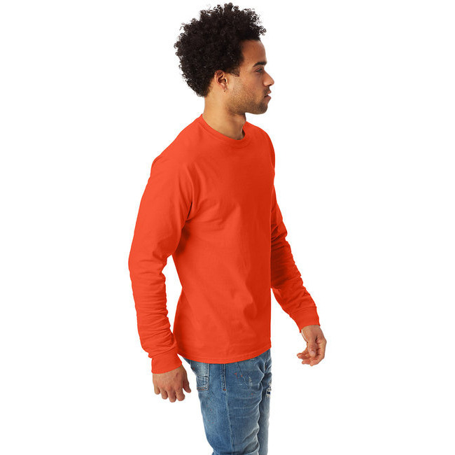 Unisex 61 oz Tagless Long-Sleeve T-Shirt - ASH - S(D0102H7NHHP)