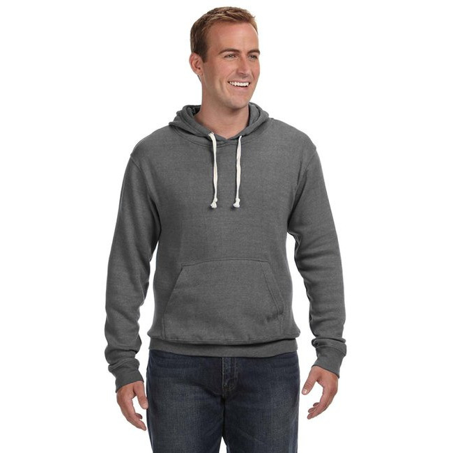 Adult Triblend Pullover Fleece Hooded Sweatshirt - BLAcK TRIBLEND - XS(D0102H78TZ2)