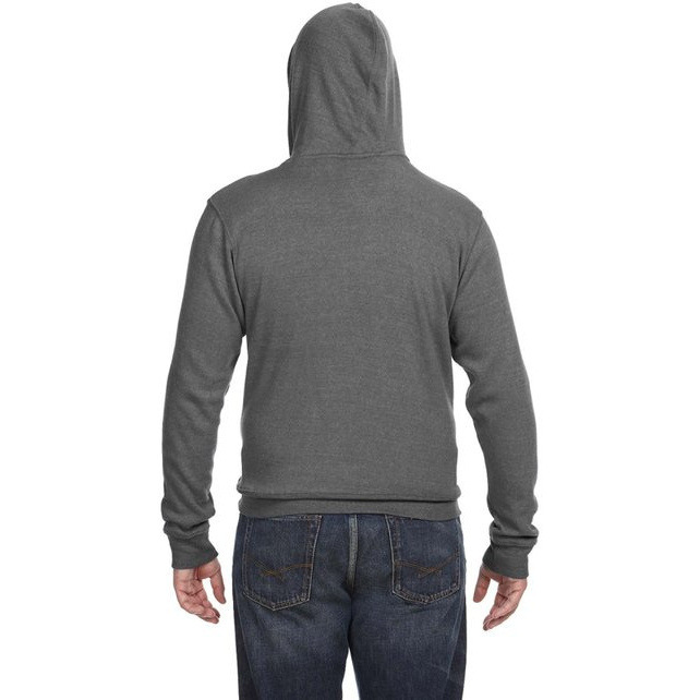 Adult Triblend Pullover Fleece Hooded Sweatshirt - BLAcK TRIBLEND - XS(D0102H78TZ2)