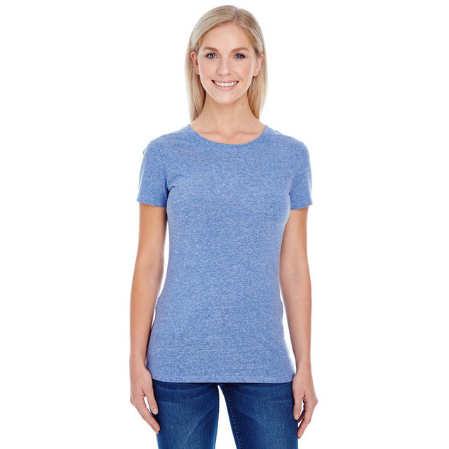 Ladies Triblend Short-Sleeve T-Shirt - cREAM TRIBLEND - 2XL(D0102H7K056)